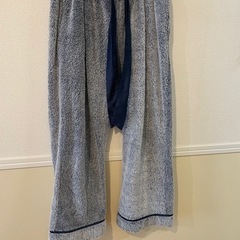 モコモコパジャマ GU 青 上下セットの画像