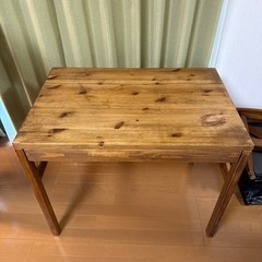 無印良品　パイン材デスク幅86cm