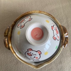 土鍋　小鍋　雑炊　蓋はお椀に　1人用