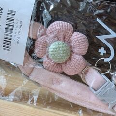 小型犬/猫ꕤフラワー首輪（新品）の画像