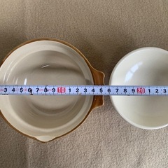 土鍋　小鍋　雑炊　蓋はお椀に　1人用の画像