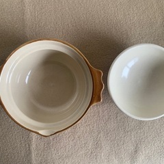 土鍋　小鍋　雑炊　蓋はお椀に　1人用の画像