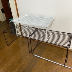 キッチン収納具3個セットの画像