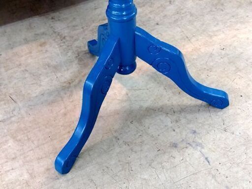 象嵌 ティーテーブル ブルー 高さ：約60㎝ カフェテーブル イタリア