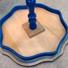 象嵌 ティーテーブル ブルー 高さ：約60㎝ カフェテーブル イタリア