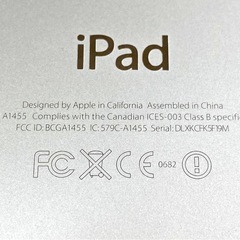 【ジャンク】iPad mini 第一世代 A1455 セルラーモデルの画像
