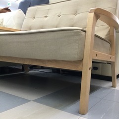 春日市🌟2人掛けファブリックソファ🌟定価¥29,800🌟コンパクト🌟おしゃれ🌟一人暮らしの画像