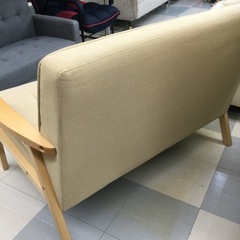 春日市🌟2人掛けファブリックソファ🌟定価¥29,800🌟コンパクト🌟おしゃれ🌟一人暮らしの画像