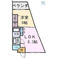 1ＬＤＫ ☆6/10 プロフ必読☆審査 初期費用 保証人無で不安...