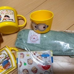 キャラクター食器＆マスクの画像