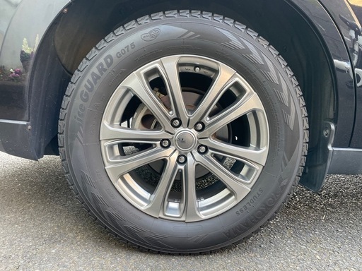 ハリアー iceGUARD 075 スタッドレスタイヤ 17インチホイールセット