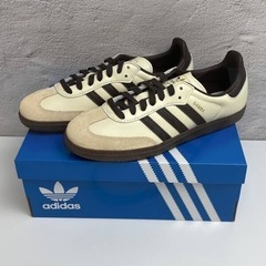 【最安値】新品23cm サンバ　adidas クリームホワイト ...