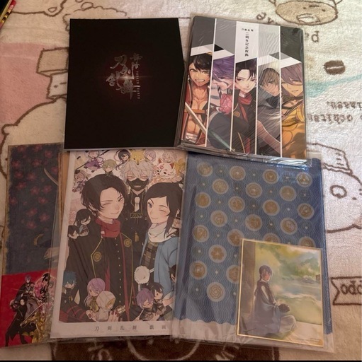 刀剣乱舞 とうらぶ コミケ特典付き祝画図録セット 三日月宗近 加州清光 刀ステ