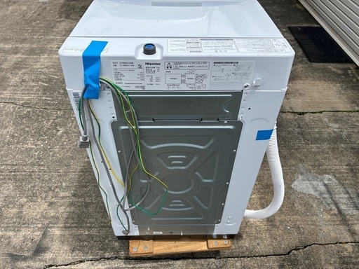 商談中　ハイセンスamadana 全自動洗濯機 5.5kg AT-WM5511-WH 2021年