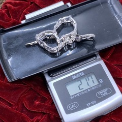 K18WG ダイヤモンド　ブレスレット　21.7g 1.1ct 約17cmから18cmの画像