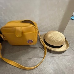 さっき幼稚園　バック（まちつき）帽子、バックの画像