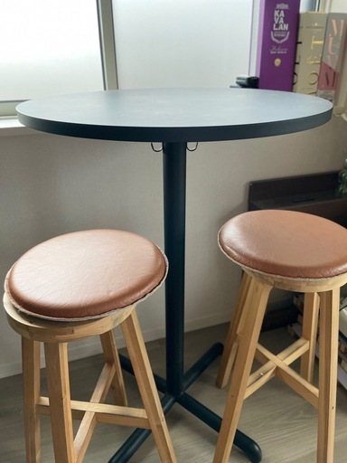 15000円→9,600円】IKEAハイテーブル&チェア バー用家具 15000円→