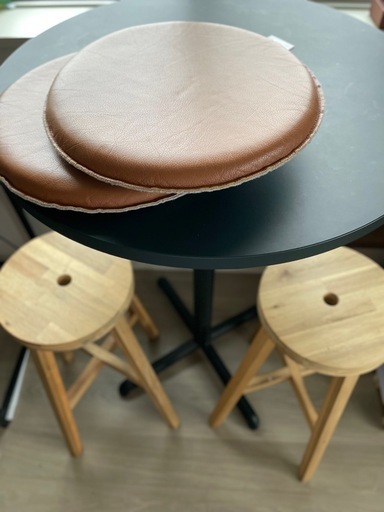 【15000円→9,600円】IKEAハイテーブル&チェア　バー用家具