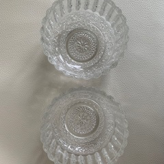 ガラス　小鉢  2個
