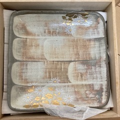角皿  5枚セット  木箱入りの画像