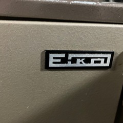 H2505-298 EIKO ダイヤル式 金庫 カギ付き バラ売り不可　 キズ汚れ有りの画像