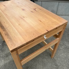 無印良品　パイン材デスクの画像