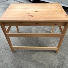 無印良品　パイン材デスクの画像
