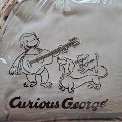 新品 未開封 【グレー】おさるのジョージＤ型リュックサックの画像