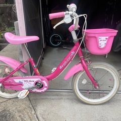 女の子自転車、年中から使えますの画像