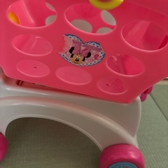 お取引き決定しました⭐︎ミニー　お買い物カート＆ぬいぐるみの画像