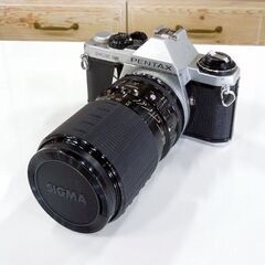 ジャンク品 カメラ PENTAX ME super 取説あり レンズ SIGMA ZOOM-αII 1:3.5-4.5 35-105mm 札幌市 新道東店の画像