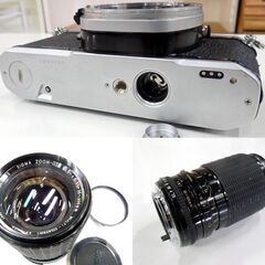 ジャンク品 カメラ PENTAX ME super 取説あり レンズ SIGMA ZOOM-αII 1:3.5-4.5 35-105mm 札幌市 新道東店の画像