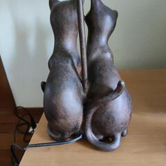 猫デザイン　スタンドライトの画像