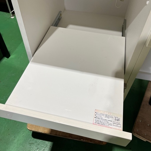 食器棚　キッチン棚　コンセント付き　ホワイト　白100.2×50×181