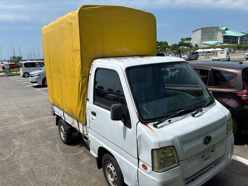割引 花屋さん使用でした、軽自動車用 荷台カーバーとレール 車両無し