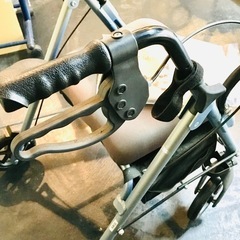 説明書付き　カワムラサイクル　シルバーカー　四輪歩行車　シルバーカート　 福祉 介護用品 の画像