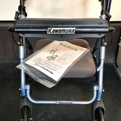 説明書付き　カワムラサイクル　シルバーカー　四輪歩行車　シルバーカート　 福祉 介護用品 の画像