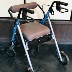 説明書付き　カワムラサイクル　シルバーカー　四輪歩行車　シルバーカート　 福祉 介護用品 の画像