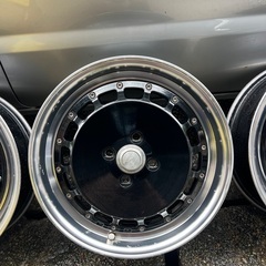 軽サイズ　16㌅　アルミホイール　4本セット　中古の画像
