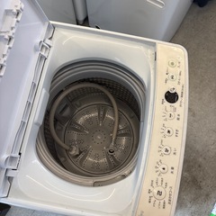 ☆値下げ☆K2505-252 全自動電気洗濯機　Haier キズ汚れ有り　2019年製　通電済みの画像