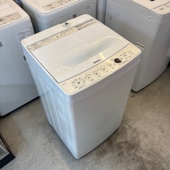 ☆値下げ☆K2505-252 全自動電気洗濯機　Haier キズ汚れ有り　2019年製　通電済みの画像