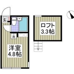 初期費用5万　横浜市保土ヶ谷区アパート　ロフト付き　生活保…