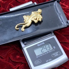 K18 パンサートップ　ペンダント　24.3gの画像