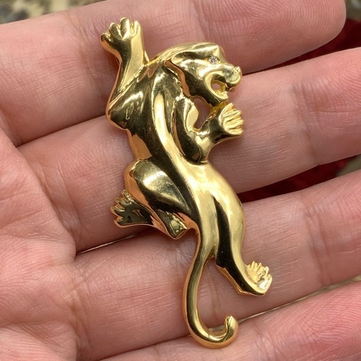 K18 パンサートップ　ペンダント　24.3g