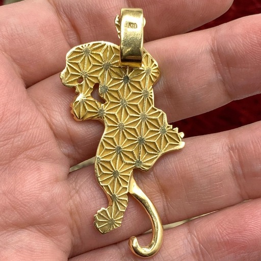 K18 パンサートップ　ペンダント　24.3g