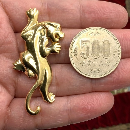 K18 パンサートップ　ペンダント　24.3g