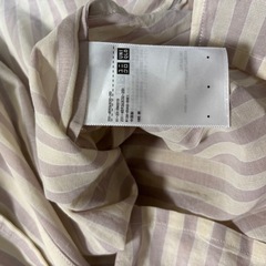 UNIQLO 
シアーコットンストライプシャツ（半袖）の画像