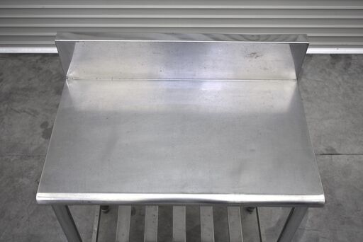 ≪zyt2191ジ≫ ステンレス作業台 幅90cm 奥行45cm 背板付き 下段ハーフ