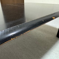 ローテーブル 黒 60cm×90cm×30cmの画像