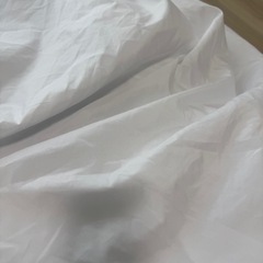 お譲りします　シングル布団カバー白